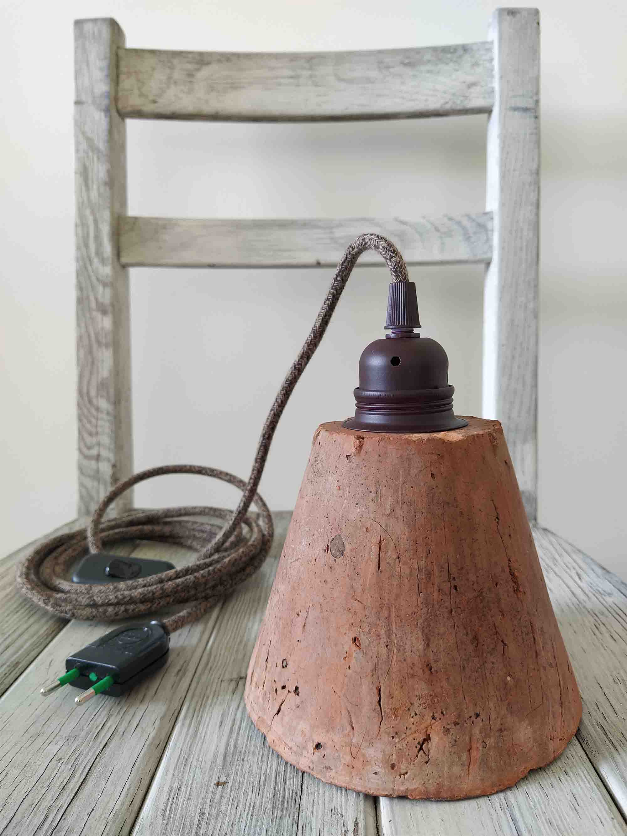 Lampe de chevet terra cotta