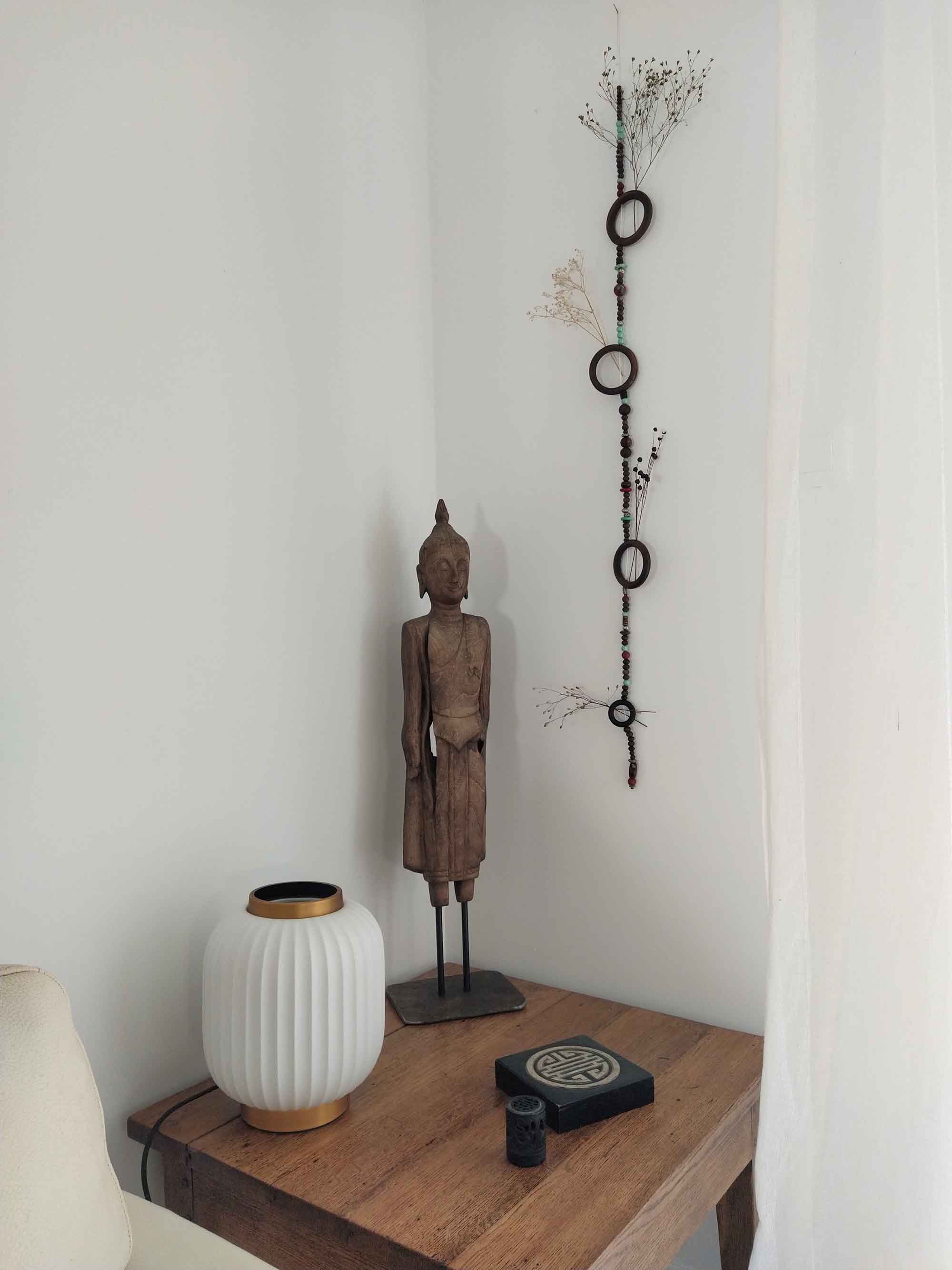 Collection Ronde des fleurs, décorations murales à suspendre artisanales et upcyclées