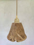 Suspension en terre cuite de style Wabi Sabi 
